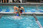 Swim vs Bentley  Wheaton College Swimming & Diving vs Bentley University. - Photo by Keith Nordstrom : Wheaton, Swimming & Diving